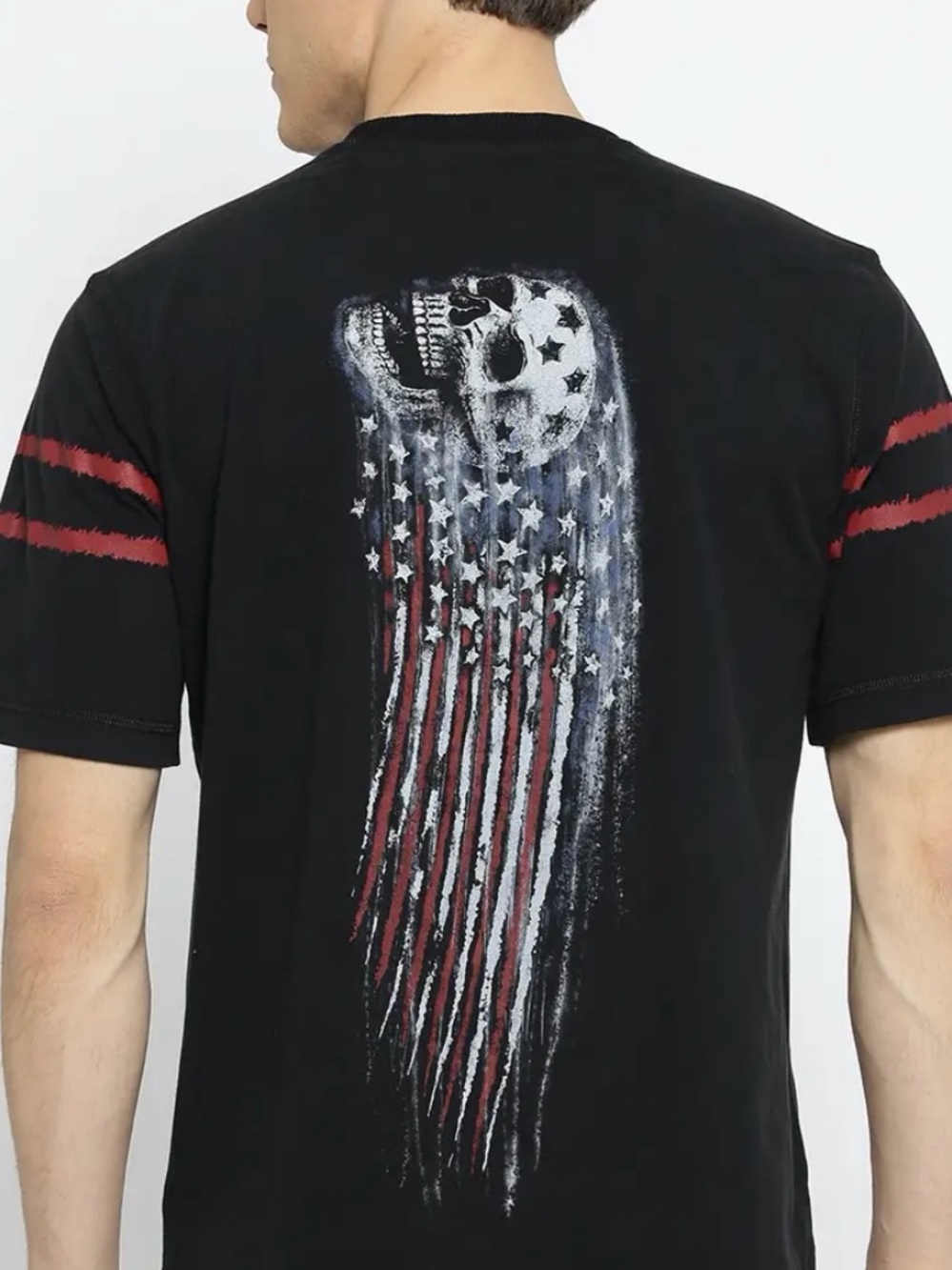 Harley-Davidson American White Skull Printed Tee